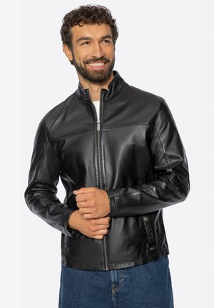 Giacca di pelle - black