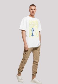 F4NT4STIC DAVID BOWIE ROCK MUSIC BAND 90S FRAME - Print T-shirt - white