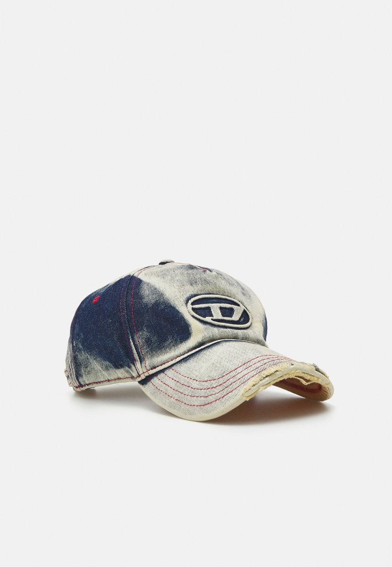 Hip Hop Honour Casquette NY Orange et Bleue Print Flammes Streetwear Baseball Fire - Taille Unique - Orange