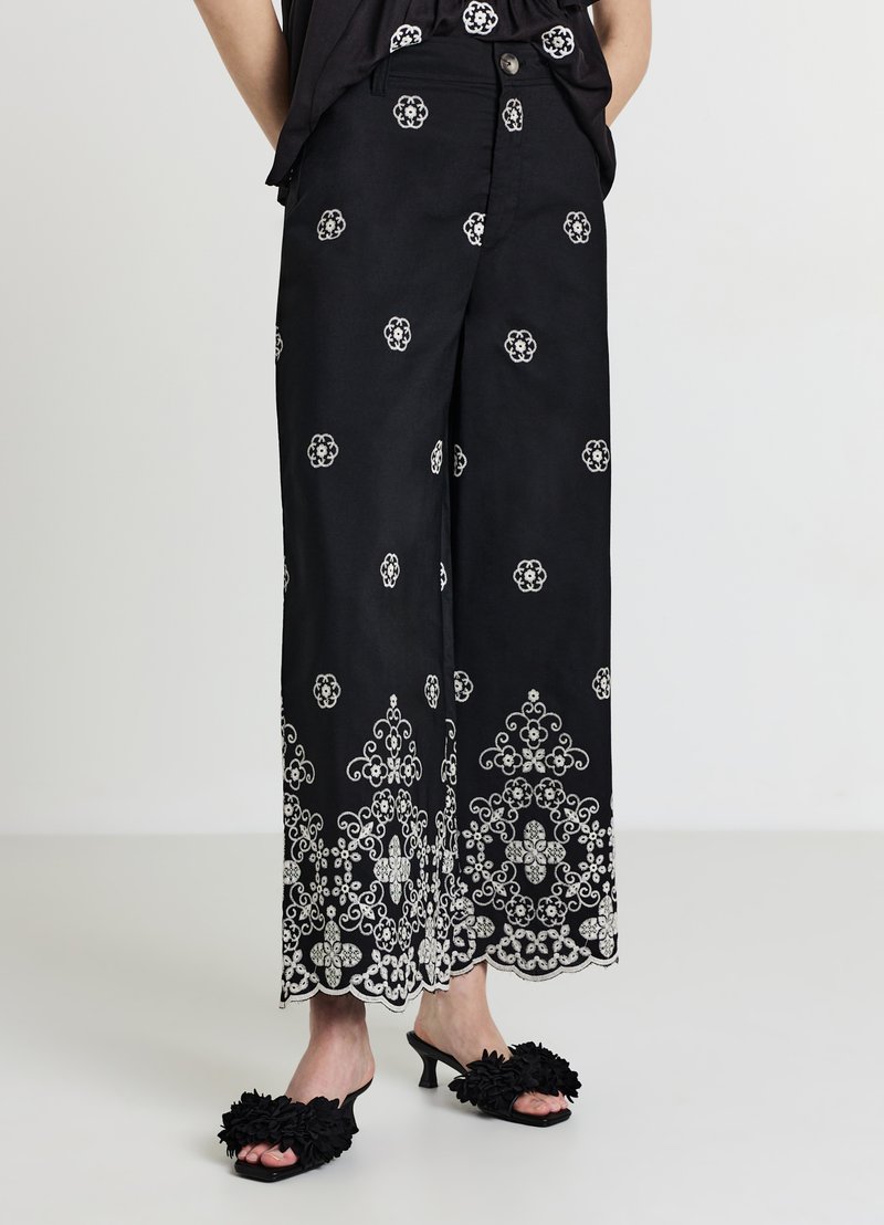 Calliope Stoffhose - var ultrablack