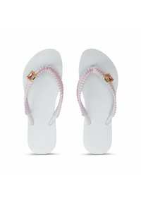 Uzurii MACRAME SWITCH - Sandales de bain - white