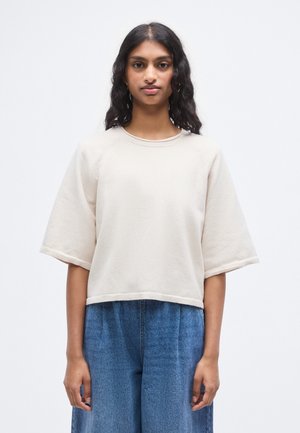 ONLLOYAL 2/4 O NECK - T-Shirt basic - moonbeam melange