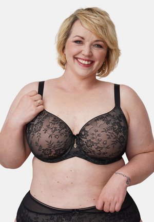 SugarShape TRUE - T-shirt bra - black lace