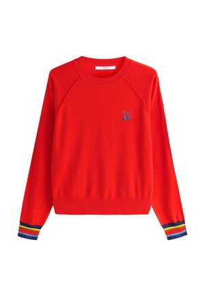 REGULAR FIT - SOFT TOUCH CREW NECK  - Pullover - red cherry