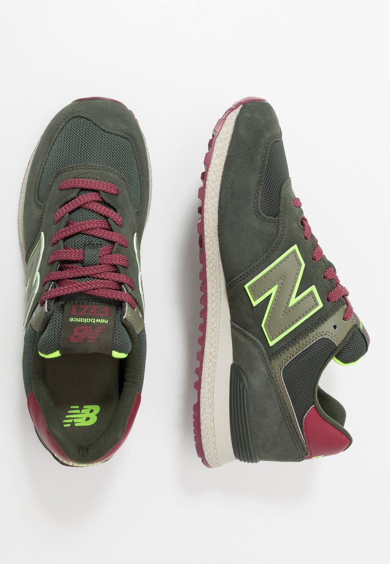new balance 574 verde