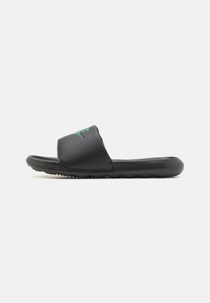 Nike Sportswear VICTORI ONE SLIDE UNISEX - Sandalias planas - black/malachite