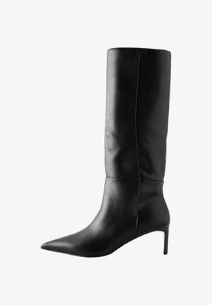 Next, WIDE LEG FOREVER COMFORT® POINTED KNEE HIGH BOOTS - Boots - black