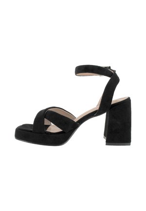 Sandalias con plataforma - black