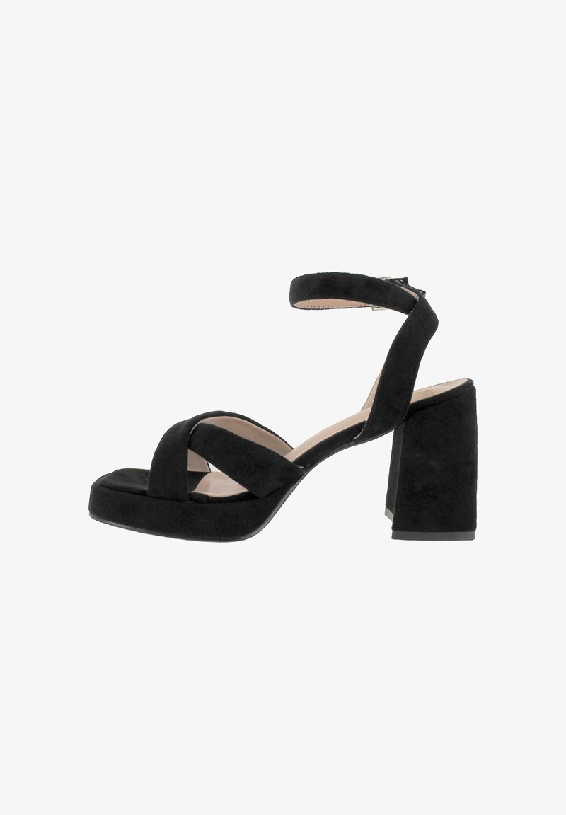 Blogger Sandalias con plataforma - black