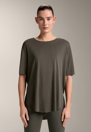 SHORT-SLEEVE MODAL BLEND - Tricou basic - dark green