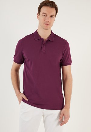 Buratti REGULAR - Poloshirt - plum