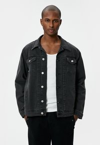 CLASSIC WASHED EFFECT - Spijkerjas - black