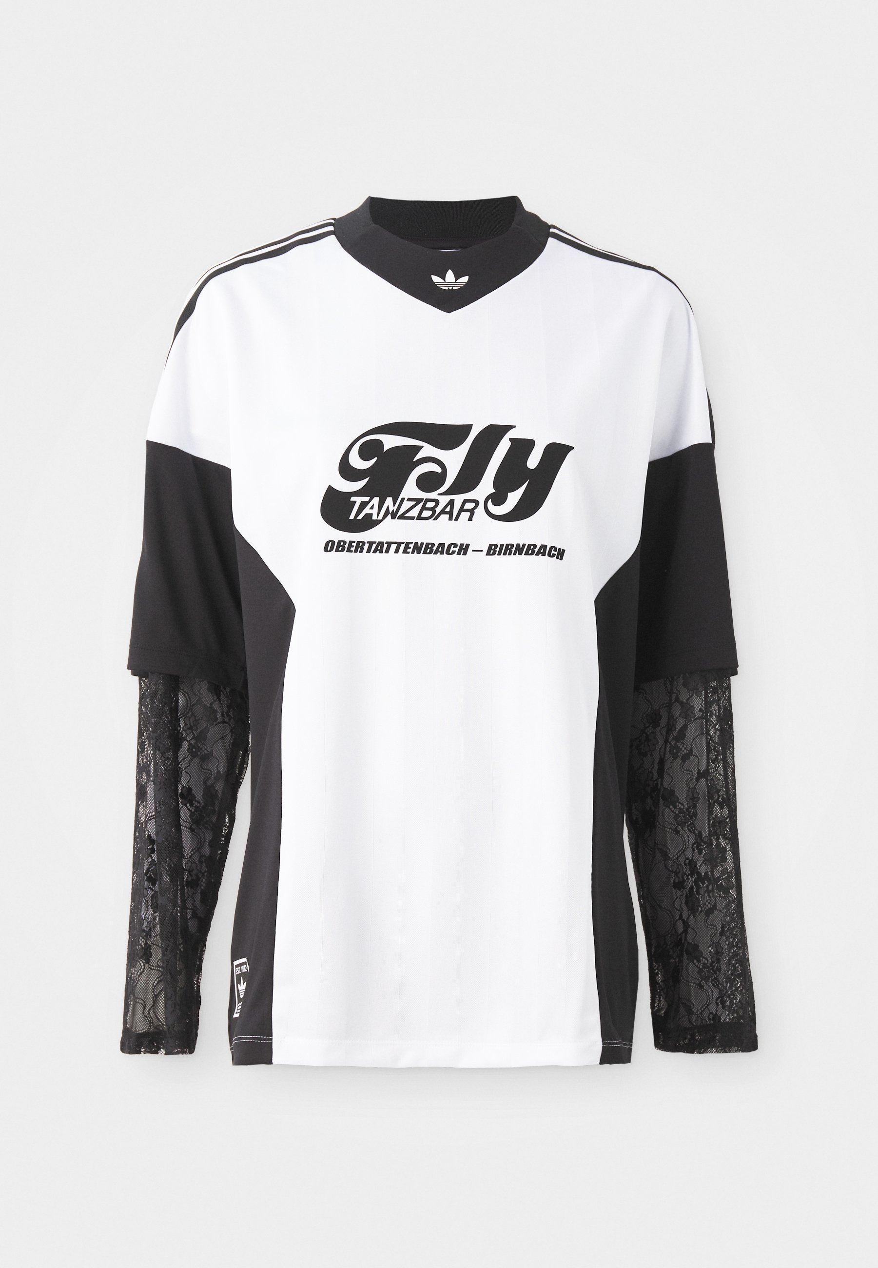 adidas Originals Long sleeved top - white/black/white - Zalando.co.uk