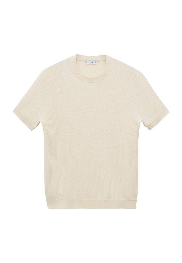 Mango FLUID - T-Shirt basic - cremeweiß/offwhite - Zalando.de