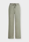 RWESTHER LINEN LONG TROUSERS - Панталони - dried sage