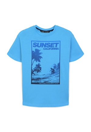 SURF - T-shirt con stampa - azzurro