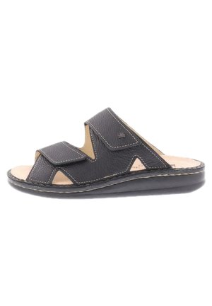 Finn Comfort Pantolette flach - bison schwarz