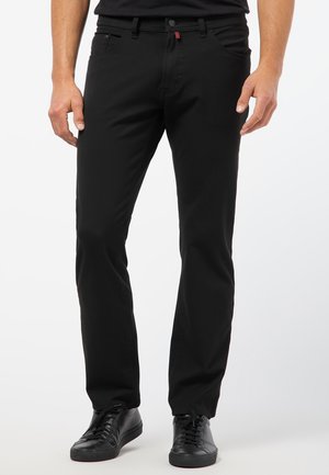 Straight leg jeans - black