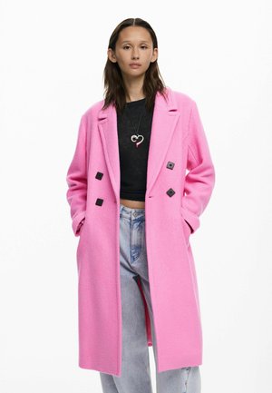 DOUBLE-BREASTED  WITH -BUTTONS - Klassikaline mantel - pink