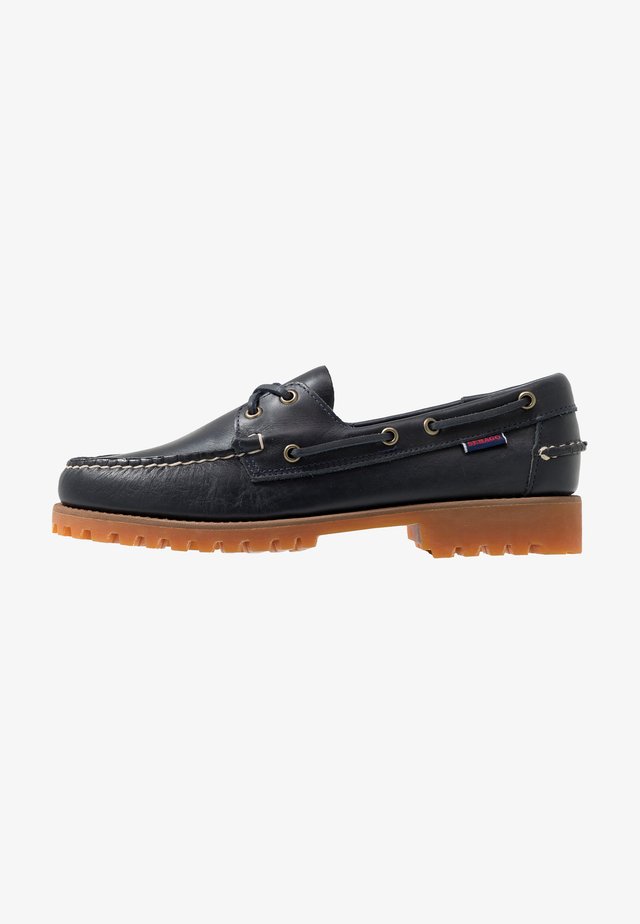 PORTLAND LUG WAXY - Scarpe da barca - navy
