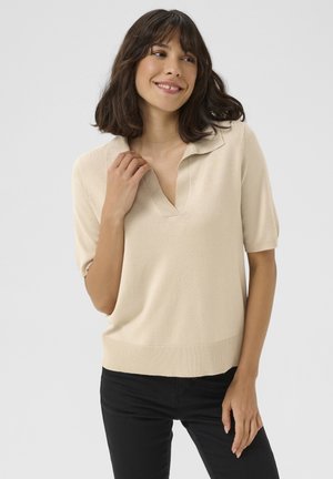 Kaffe KALIZZA POLO - Polo shirt - feather gray