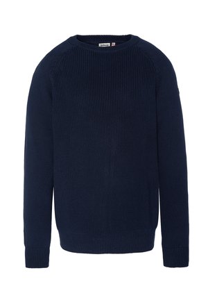 Striktrøje - marine