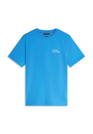 Tommy Hilfiger, LOGO EMBROIDERY JERSEY CREW NECK T-SHIRT - T-Shirt print - blue orbit