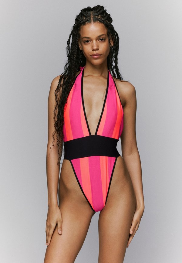 LIN  - Badeanzug - neon fiesta
