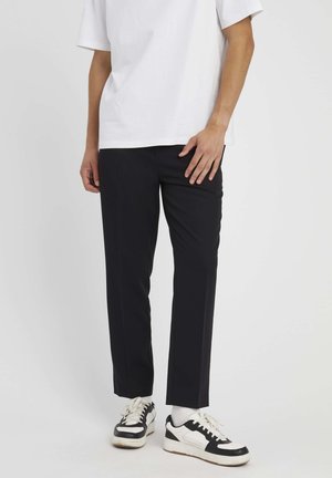 BZB FLUIDE UNI - Pantalon classique - noir