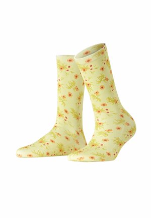 FLORAL ROMANCE - Socken - lemon