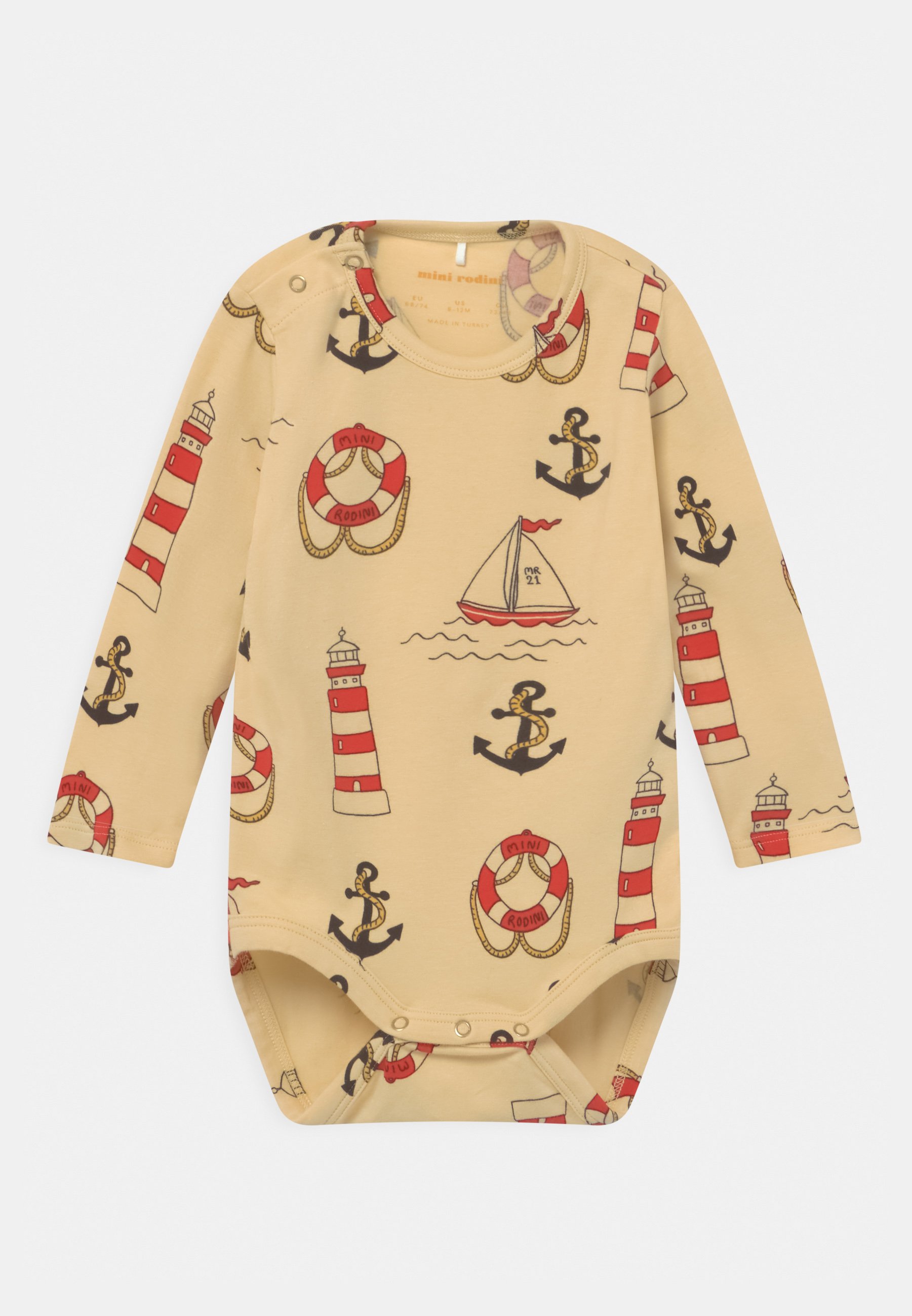 Mini Rodini LIGHTHOUSE UNISEX - Body - yellow - Zalando.co.uk