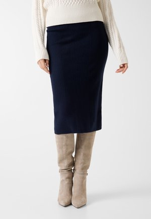 Bleistiftrock - dunkelblau