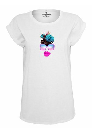 ROLLED  SUNLIP - Print T-shirt - weiß