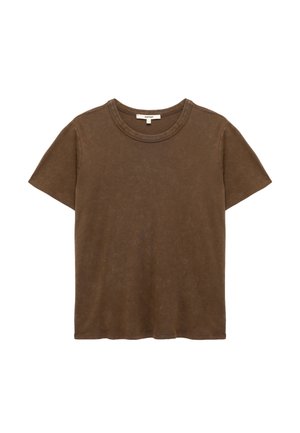 CREW NECK - T-shirt - bas - brown