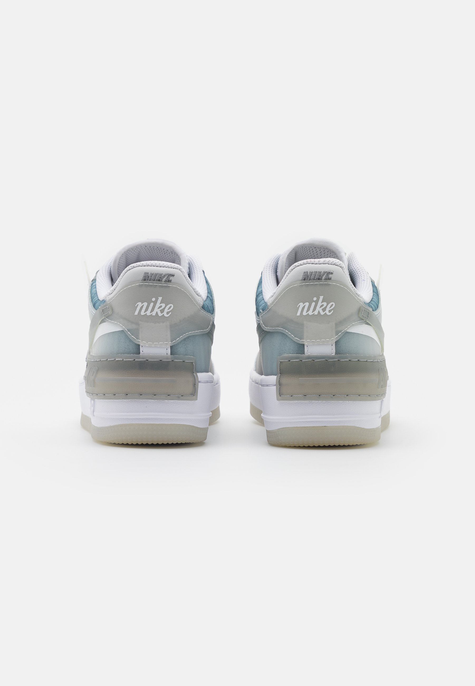 Nike Sportswear AIR FORCE 1 SHADOW - Sneakers laag - white/particle grey/grey  fog/photon dust/black/wit - Zalando.nl