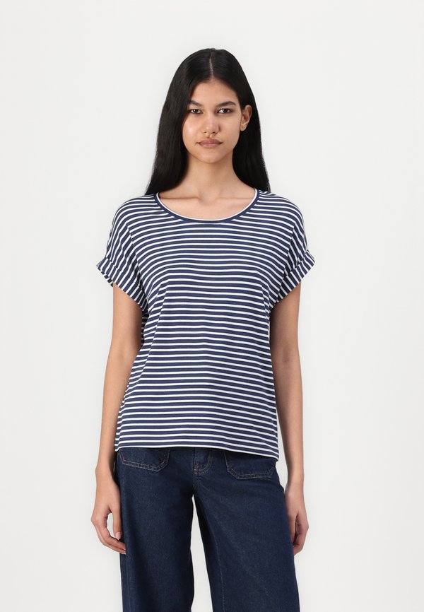 MOSTER STRIPE S/S NOOS - Print T-shirt - naval academy
