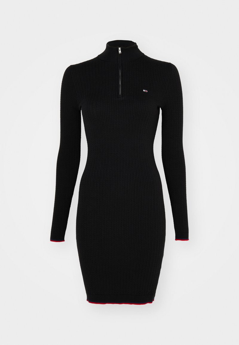 Tommy Jeans Gebreide jurk zwart Tommy Jeans Gebreide jurk zwart