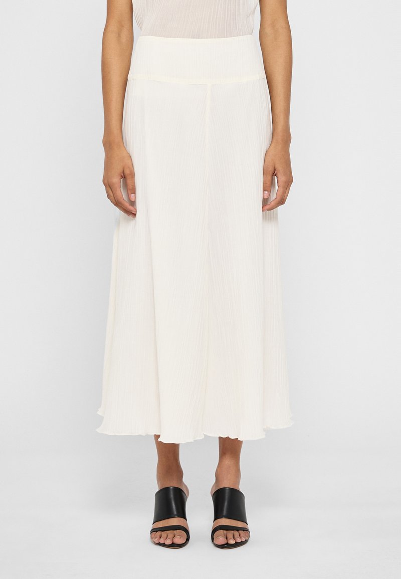 BITE Studios - PARCHMENT TEXTURED SKIRT - Maxikjol - off white, Förstora