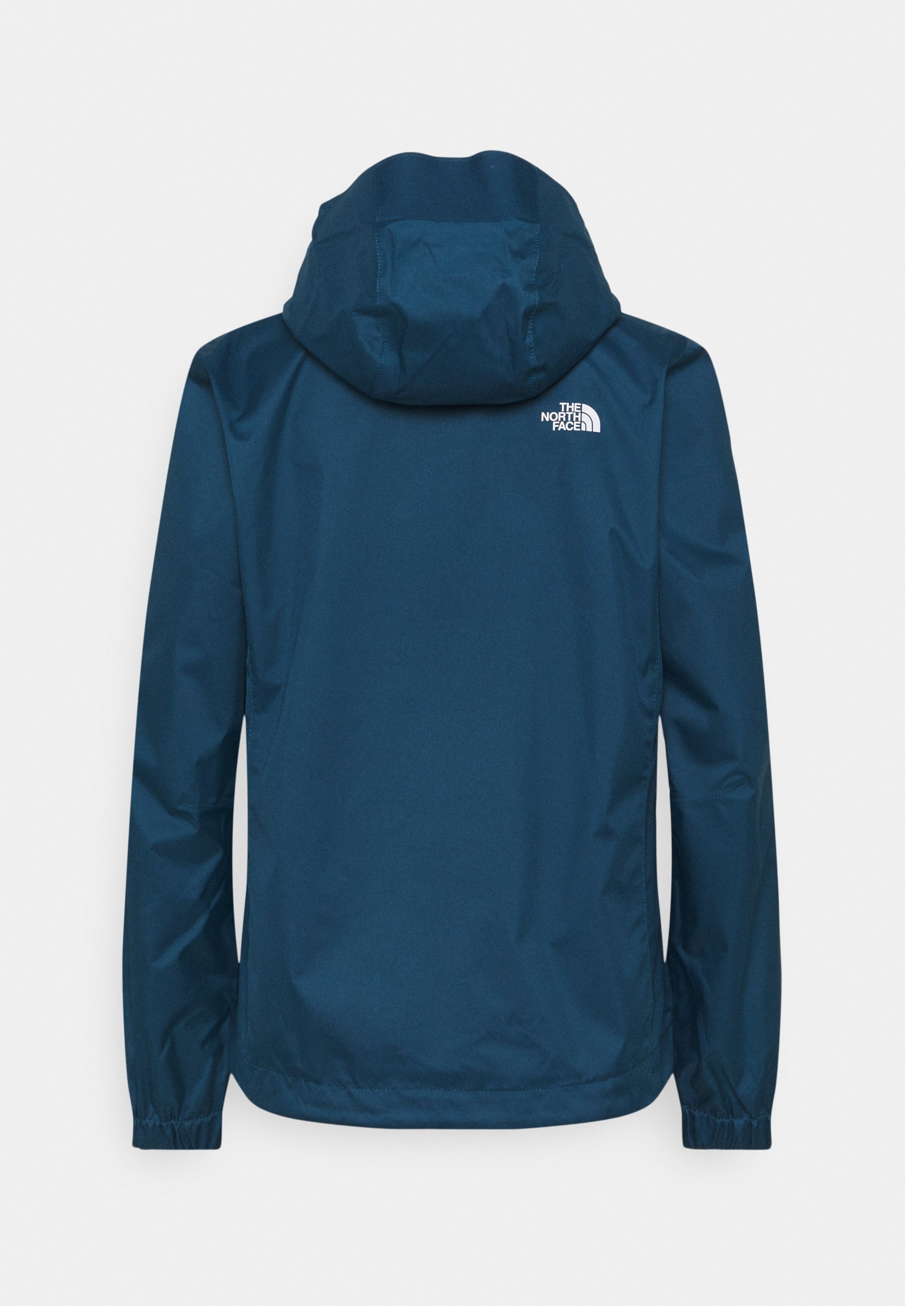 blue rain jacket