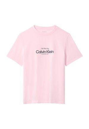 Calvin Klein Jeans, SS CLASSIC CK NYC LOGO TEE - T-shirt imprimé - cradle pink