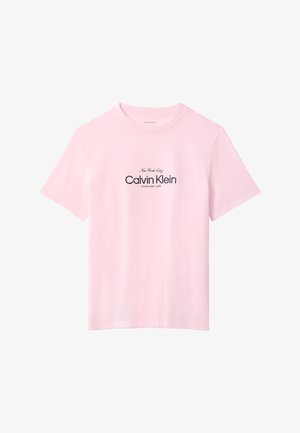 Calvin Klein Jeans, SS CLASSIC CK NYC LOGO TEE - T-shirt print - cradle pink