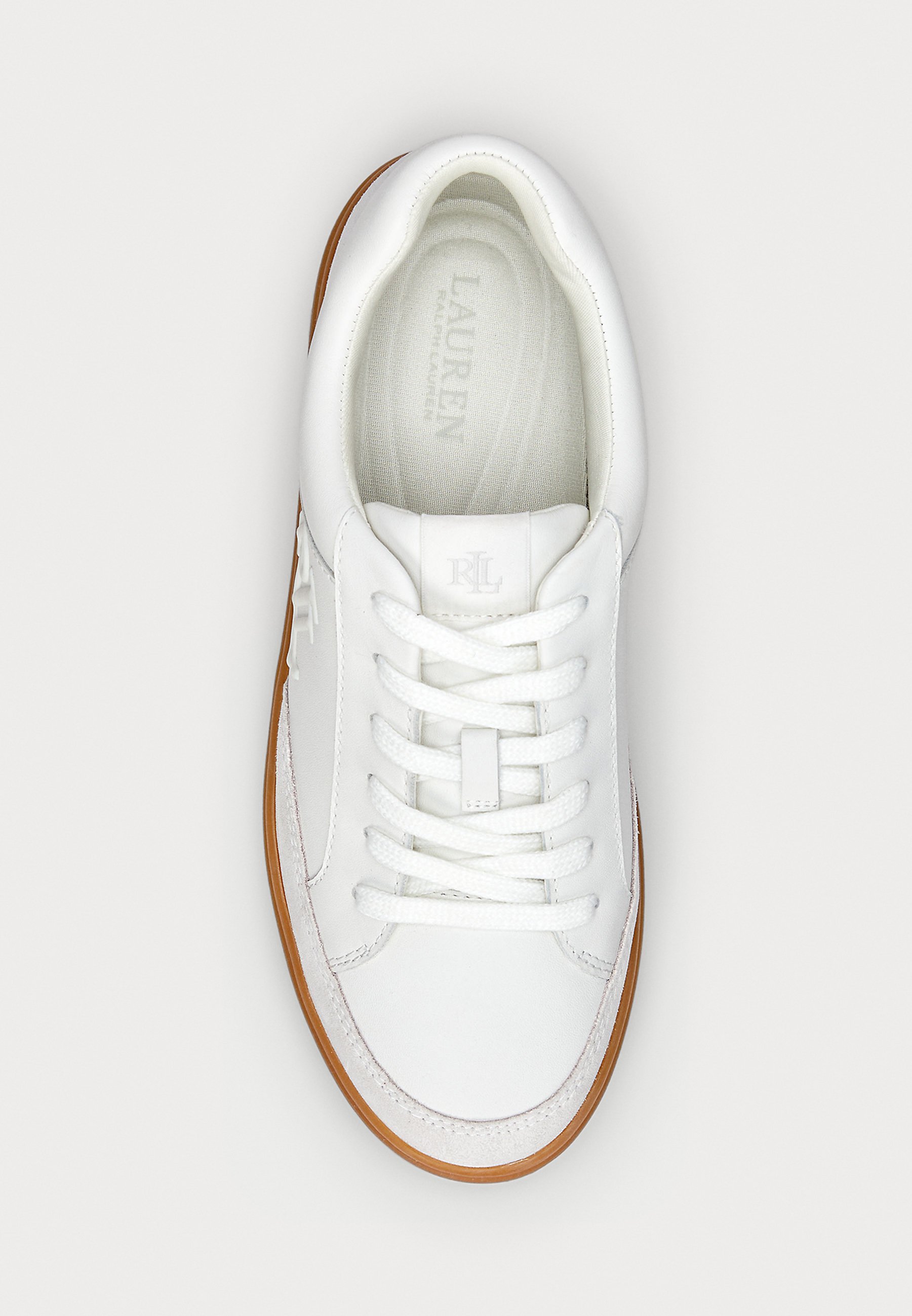 Lauren Ralph Lauren HAILEY VI LEATHER & SUEDE SNEAKER - Trainers