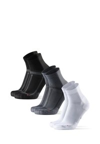Danish Endurance DISTANCE RUNNING 3 PACK - Urheilusukat - multicolour black grey white