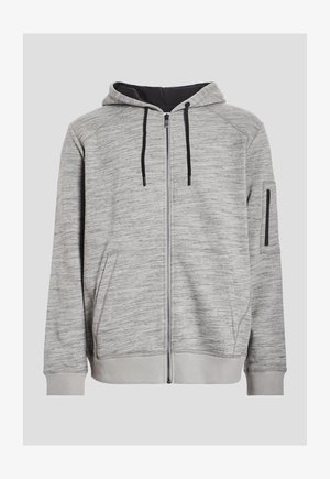Creeks, CREEKS AMERICAN INSPIRATION; FASHION; COOL; EASY KAPUZENSWEATSHIRT MIT REISSVERSCHLUSS - Sweater met rits - gris clair