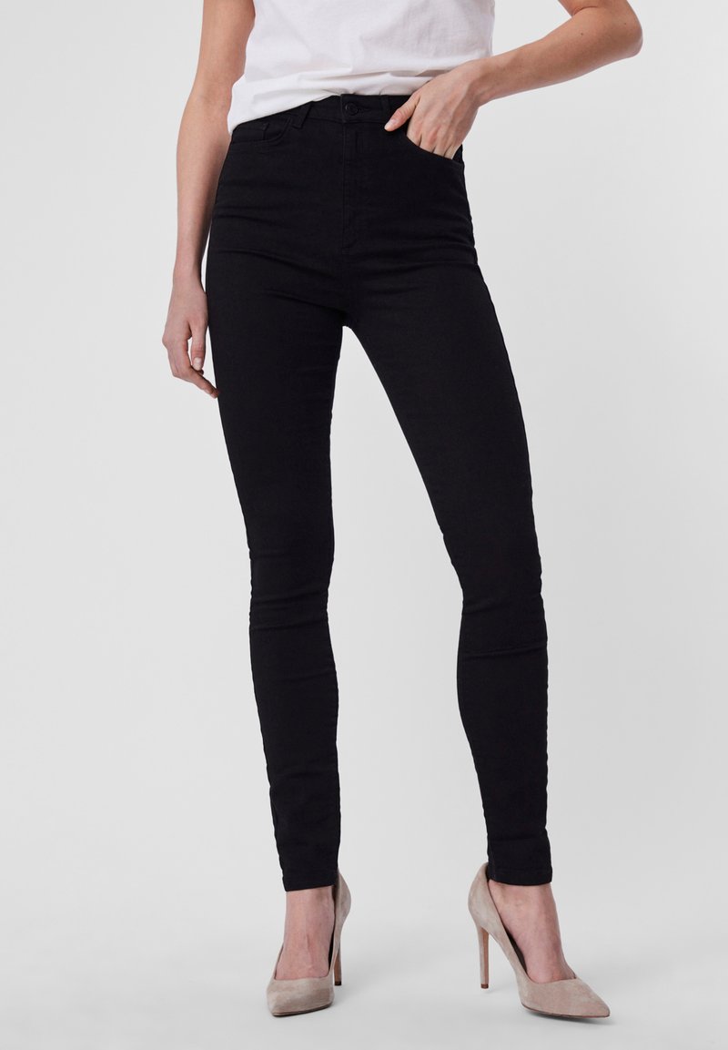 Vero Moda - VMSANDRA - Jeans Skinny Fit - black, Enlarge