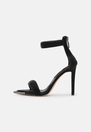 Højhælede sandaletter / Højhælede sandaler - black