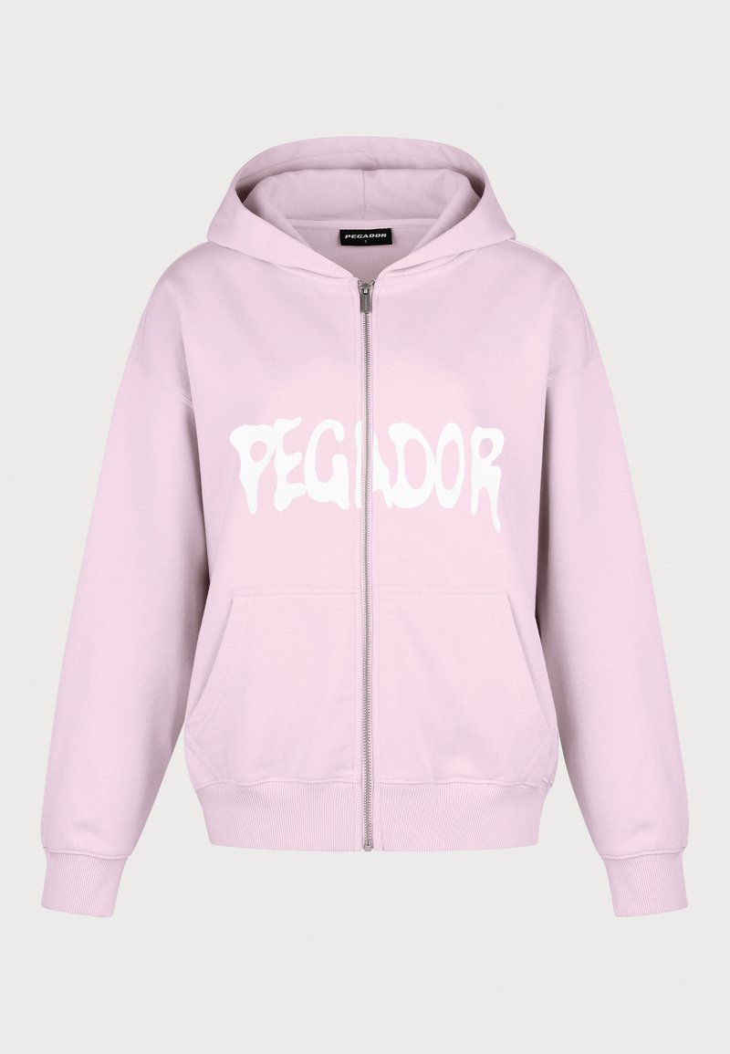 Pegador RAMIRA OVERSIZED JACKET - Sweat zippé - washed bubblegum