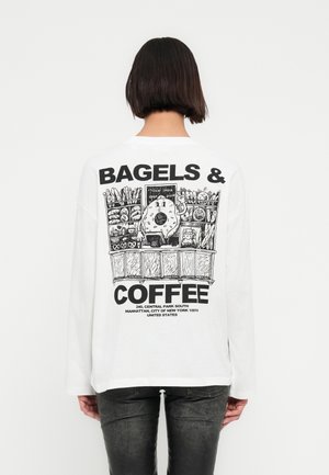 NMIDA BAGEL - Μπλούζα με μακριά μανίκια - bright white