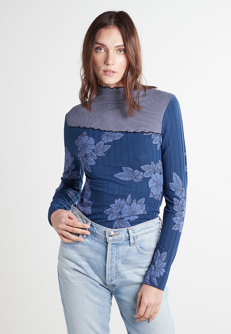 Desigual Longsleeve donkerblauw