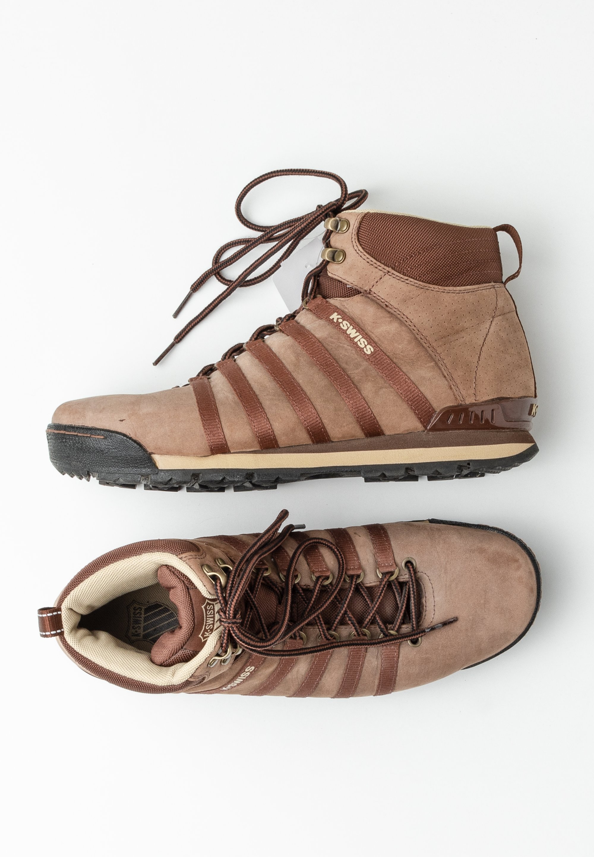 Schuh K Swiss Braun Leder K-SWISS Sneaker High Brown/braun (Pre